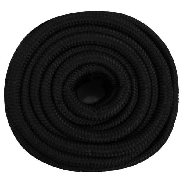 Berkfield Work Rope Black 20 mm 25 m Polyester