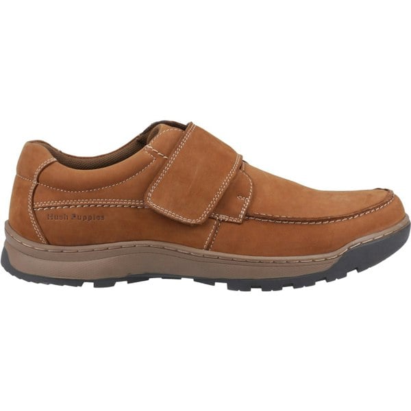 Hush Puppies Casper Touch Fastening Men's Shoes in Tan Nubuck