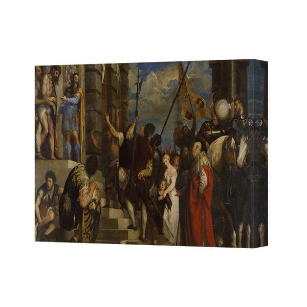 Benjamin Tate Design Historical Coronation Scene Canvas Print Wall Art 4693