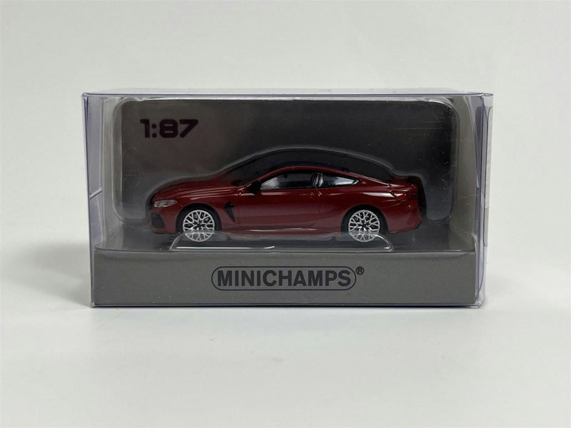 Minichamps BMW M8 Competiton Coupe 2019 Red Metallic 1:87 Scale 870029022