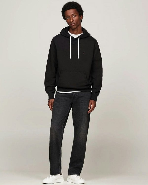 Tommy Hilfiger Essential Fleece Mens Hoodie - Black