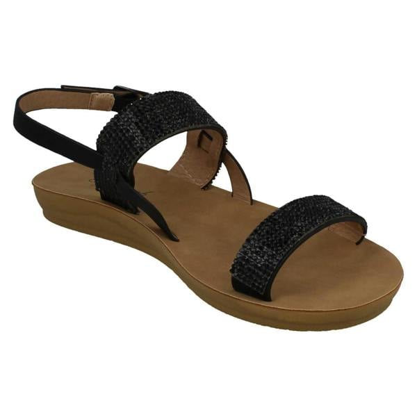 Savannah Ladies Savannah Diamante Sandals F00242
