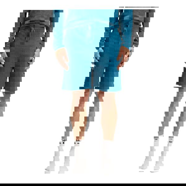 Boss Mens Waffle Pyjama Shorts - Blue - 