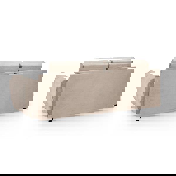 Furnishings For Less Zura Plush Velvet Large 3 Seater Sofa | Cream, Grey or Mocha