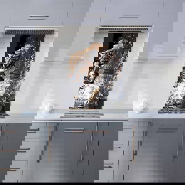 Warren Reed - Designer Puma's Determined Splash Kitchen Splashback