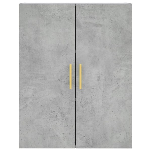 Berkfield Wall Mounted Cabinet Concrete Grey 69.5x34x90 cm