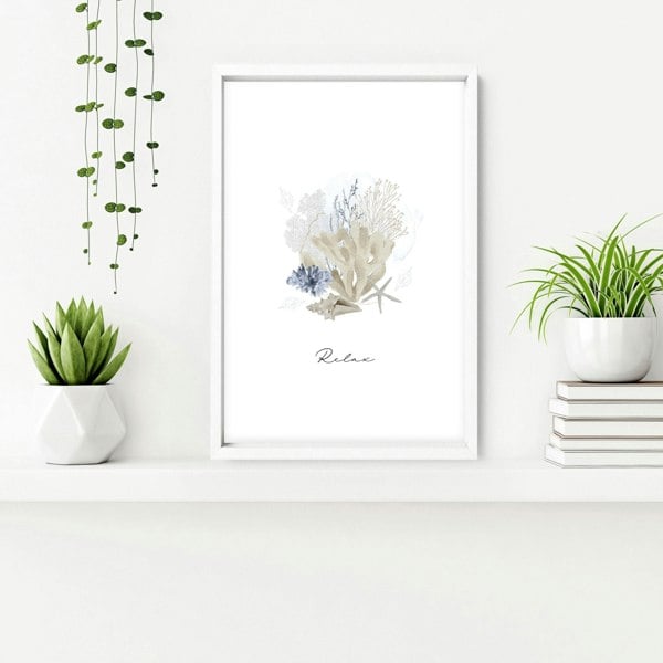 Pictures for bathrooms | set of 3 Coastal wall prints