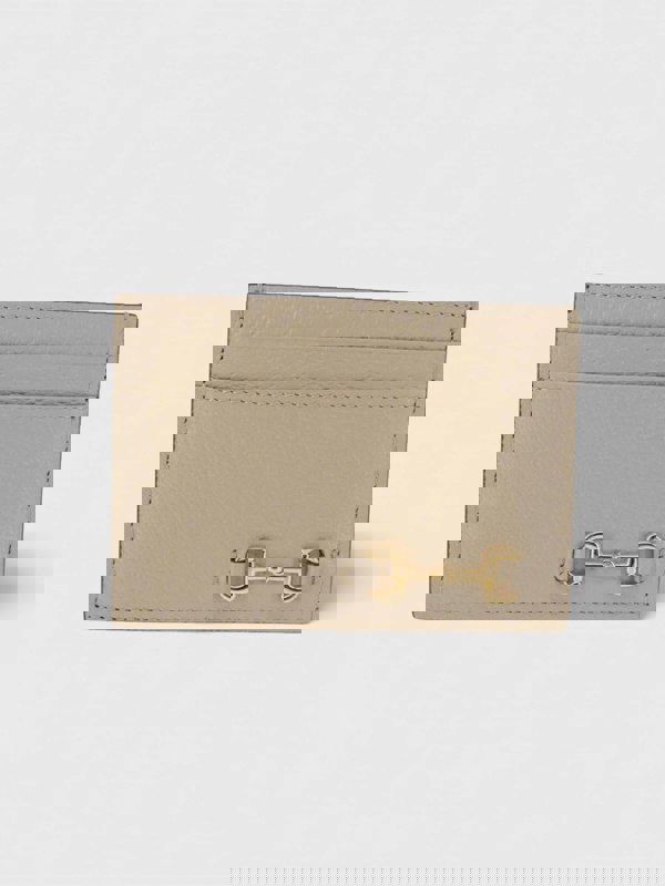 Gucci Horsebit Card Case & Playing Cards Set Silver