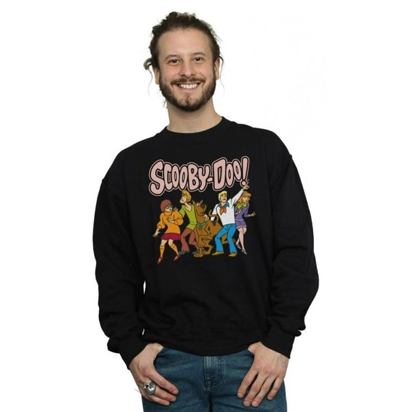 Scooby Doo Mens Classic Group Sweatshirt - Black