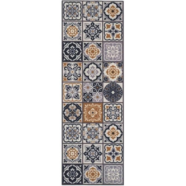 Tile Design Runner Mats | Trendy Kitchen & Hallway Rugs |
