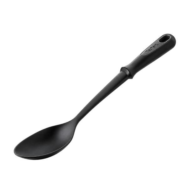 Tefal Comfort Serving Spoon Heat Resistant Non-Scratch Kitchen Tool Black