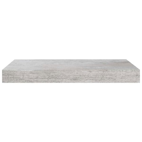 Berkfield Floating Wall Shelves 4 pcs Concrete Grey 40x23x3.8 cm MDF