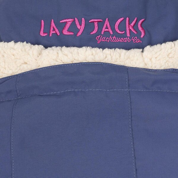 Lazy Jacks LJ159 - Ladies Long Snug Lined Coat - Twilight