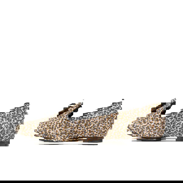 Embassy London Aura - Leopard - Women's suede leather square toe tassel loafer