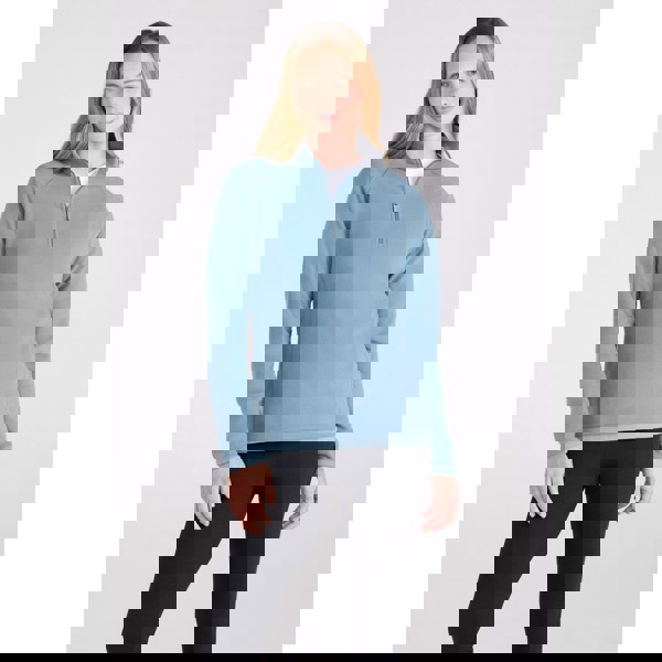 Mountain Warehouse Womens Montana Half Zip Fleece Top - Corn Blue