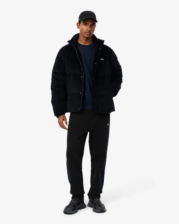 Lacoste Fleece Mens Classic Fit Sweater - Navy Blue 166 | CHO | Designer Mens Crew Neck Sweatshirts