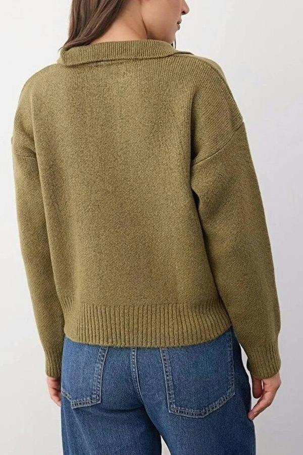 WOVCOR Soft Textured Knit Sweater