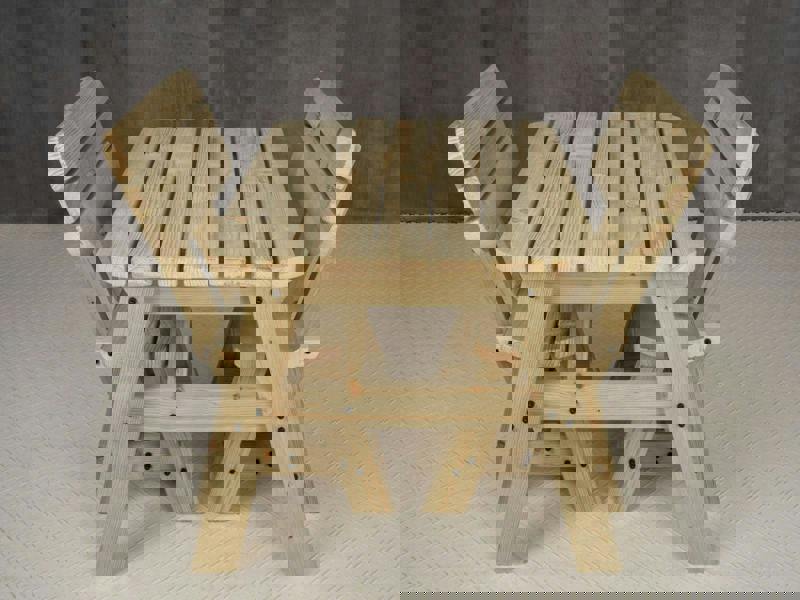 Victoria Space-Saving Rounded Picnic Table and Benches Set with Backrest – Wooden Outdoor Dining Set for Gardens and Patios