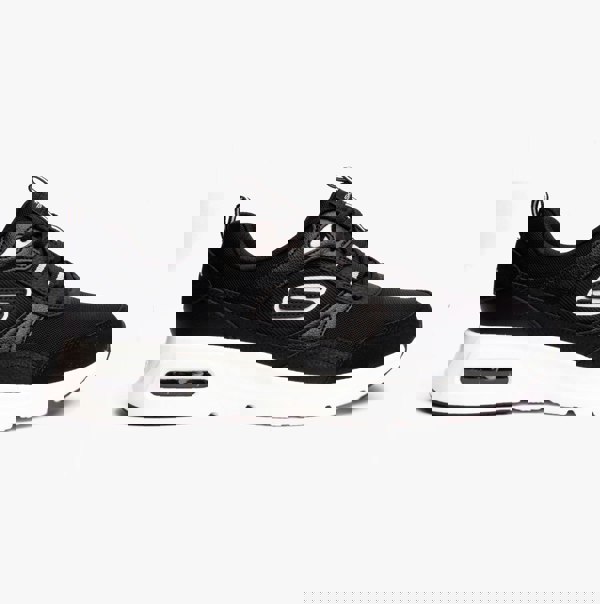 Skechers 149947/BKW SKECH-AIR COURT - COOL AVENUE Womens Casual Black/White