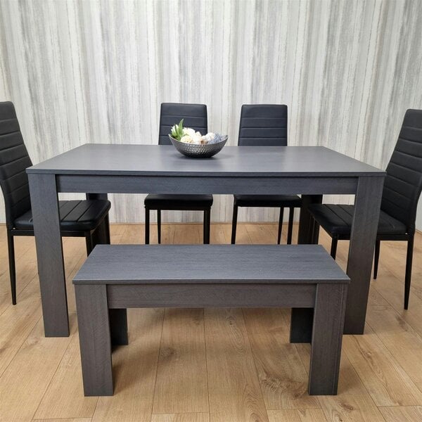 Kosy Koala Dining Table Set with 4 Chairs and a Bench Dining Room and Kitchen table set of 4