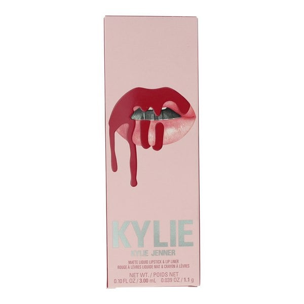 Kylie By Kylie Jenner Matte Lip Kit 503 Bad Lil Thing 2 Piece Gift Set: Liquid Lipstick 3ml - Lip Liner 1.1g