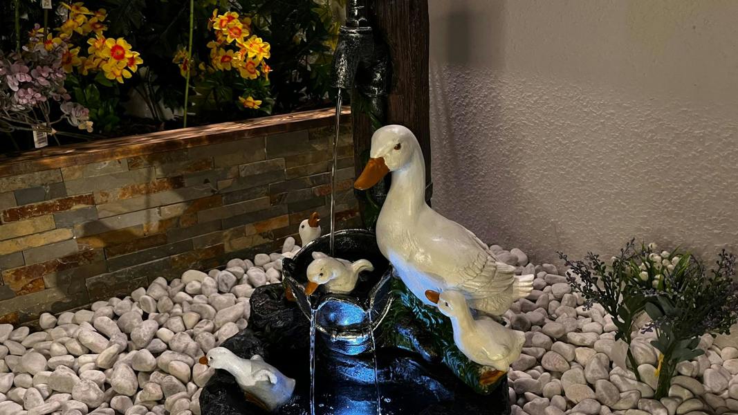 Tranquillity Water Features Duck Family Animal Fountain Water Feature