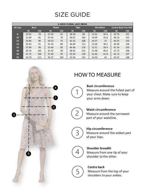 HotSquash V-Neck Floral Lace Dress
