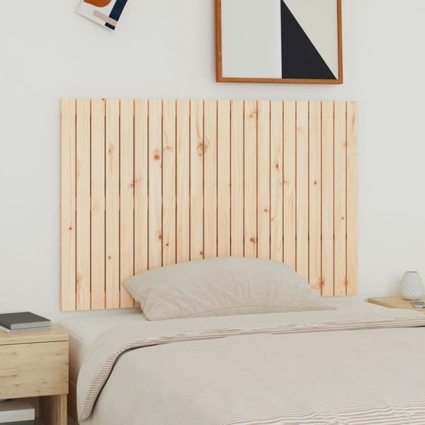 Berkfield Wall Headboard 140x3x90 cm Solid Wood Pine