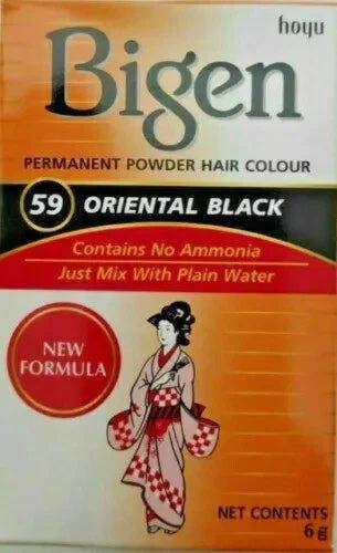 Bigen Permanent Powder Hair Colour Oriental Black