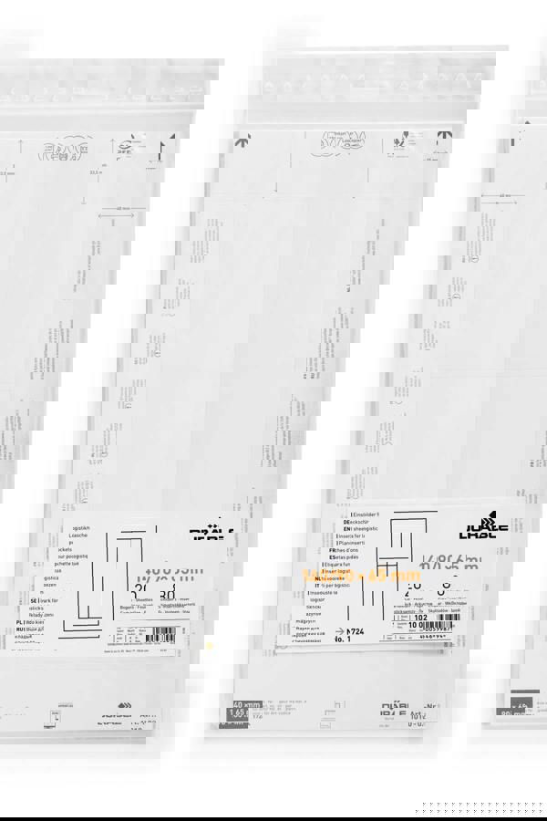 Durable Printable Ticket Insert Sheets for Pallet Feet | 80 Pack | 140/90 x 65mm