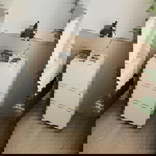 Meg Bedside Table, Cream-Rit Concept-Rit Concept