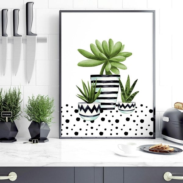 Art for the kitchen wall | set of 2 wall art prints