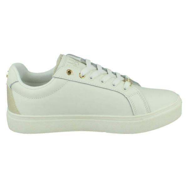 Elle Sport Ladies Elle Sport Leather Lace- up Trainers F7376