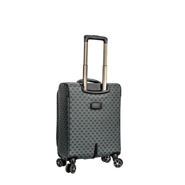 Snowball Lightweight Brown Cabin Suitcase Luggage Travel Bag