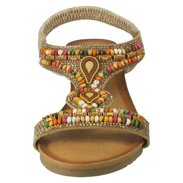 Savannah Ladies Savannah Wedge Heeled Sandals F12125
