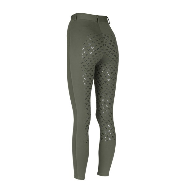 Aubrion Womens/Ladies Albany Horse Riding Tights - Deep Green