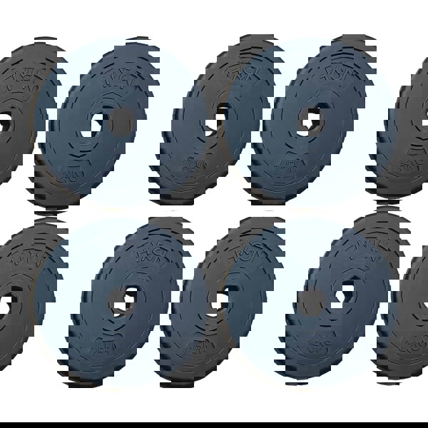 HXGN 4 x 1.25kg Standard 1" Weight Plates