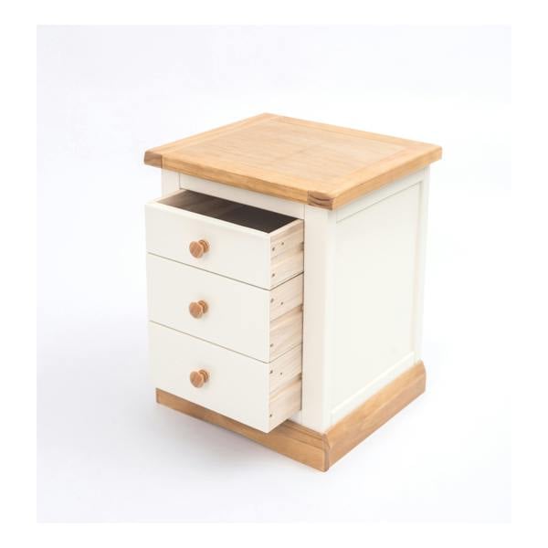 Cabinet Bits Trevi 3 Drawer Bedside Table