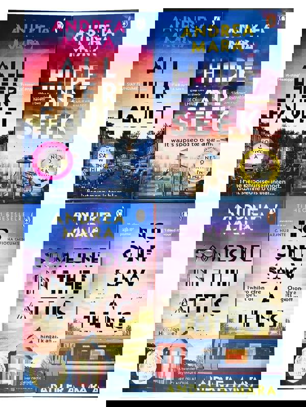 Andrea Mara Collection 4 Books Set (No One Saw a Thing, Someone in the Attic, Hide and Seek and All Her Fault)