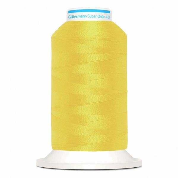 Gutermann Super Brite Polyester 40 Embroidery Thread 1000m Polyester Thread Suitable For Embroidery