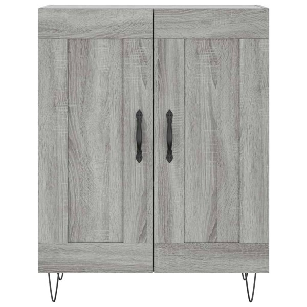 Berkfield Sideboard Grey Sonoma 69.5x34x90 cm Engineered Wood