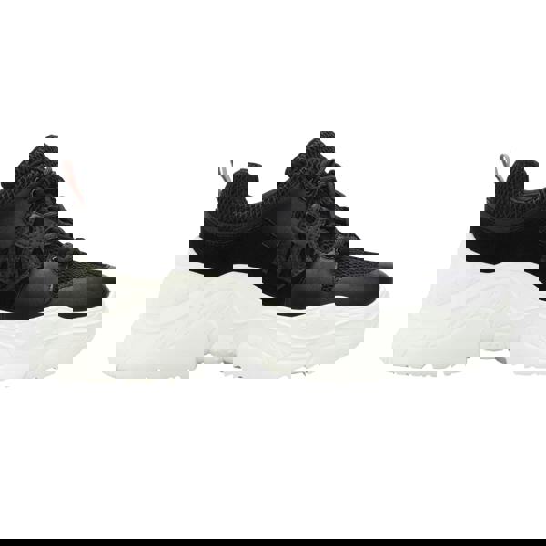 DKNY Womens/Ladies Odella Leather Chunky Platform Trainers - Black - 