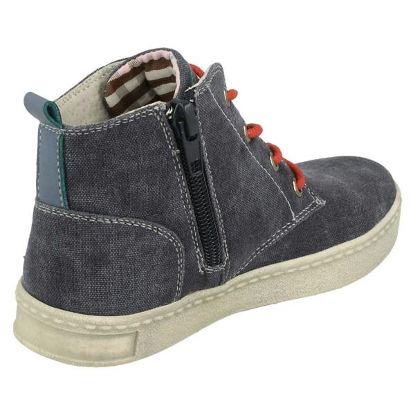 JC Dees Boys JCDees Denim Lace Up Ankle Boots N2037