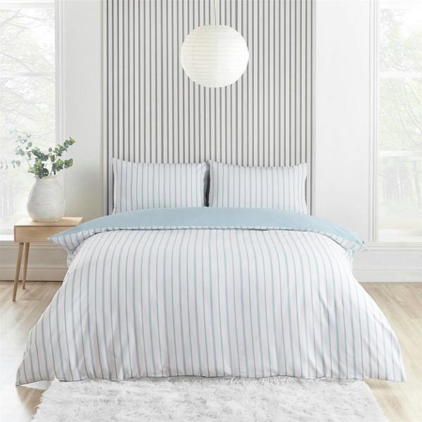 Meadowsweet Floral Seaspray Blue Duvet Cover Set