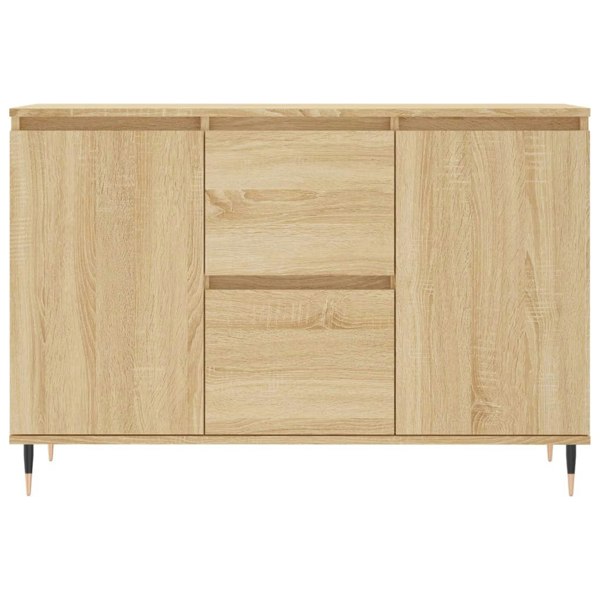 Berkfield Sideboard Sonoma Oak 104x35x70 cm Engineered Wood