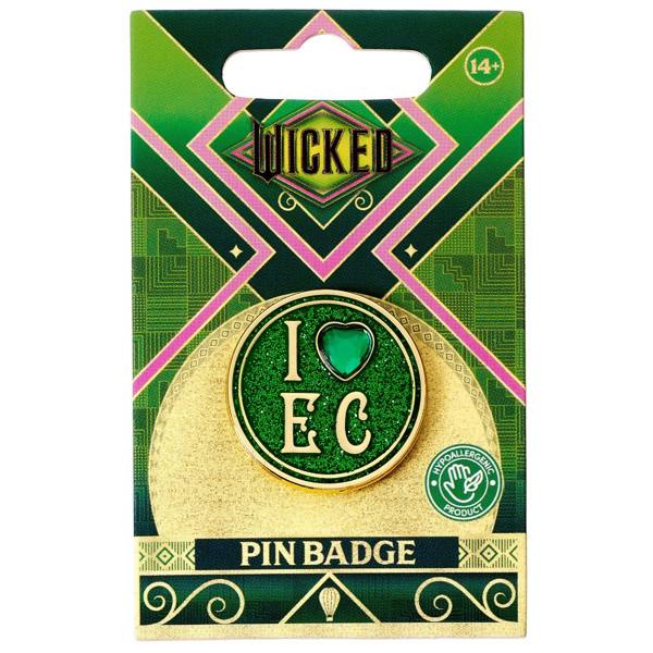 The Carat Shop Wicked I love Emerald City Pin Badge