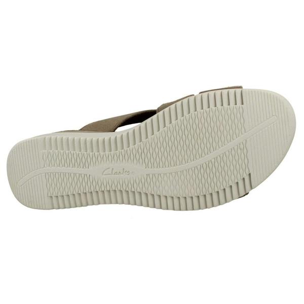 Clarks Ladies Clarks Slingback Wedge Heeled Sandals Lizby Cross