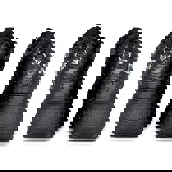 Buffalo 1339-14 PUNK - Women's Black Platform Studded Sneakers