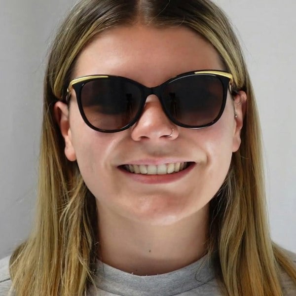 Ralph by Ralph Lauren Sunglasses 5203 109013 Black Brown Gradient