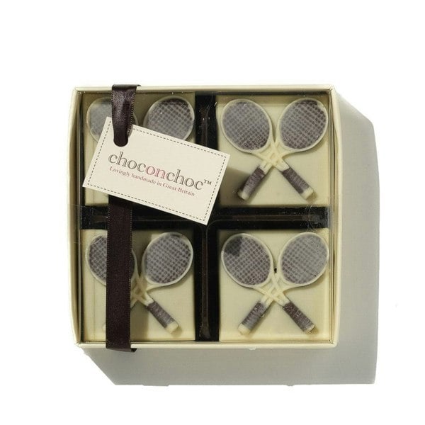 CHOC ON CHOC Chocolate Tennis Rackets